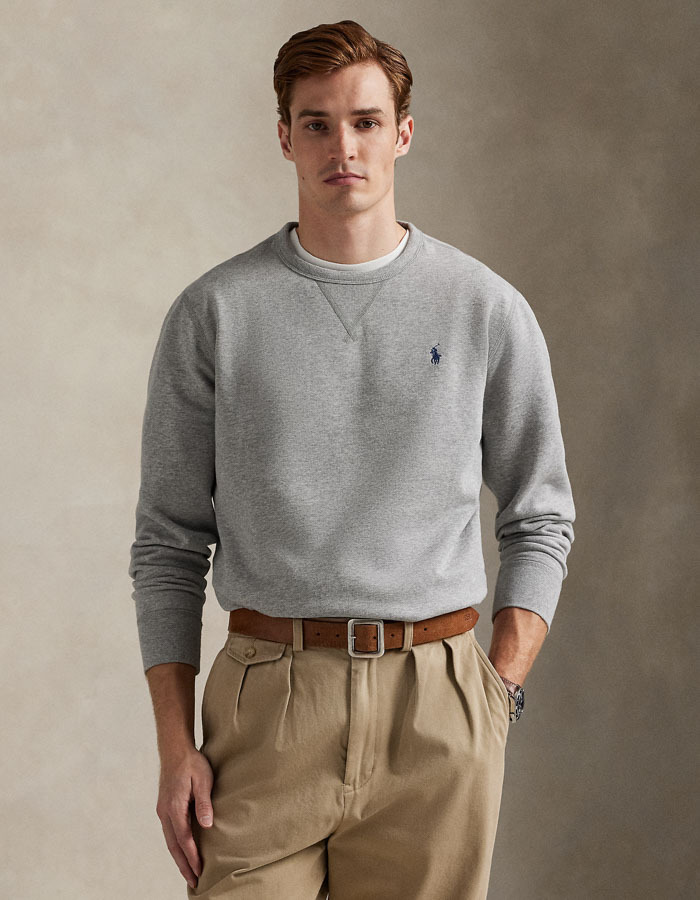The RL Fleece Sweatshirt in Andover Heather 
