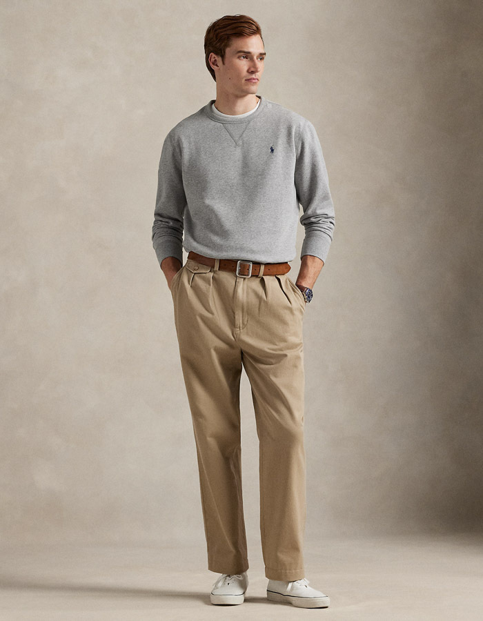 The RL Fleece Sweatshirt in Andover Heather 