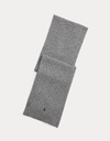 Signature Pony Wool Scarf in Fawn Grey Heather – 100% Wasbare Wol