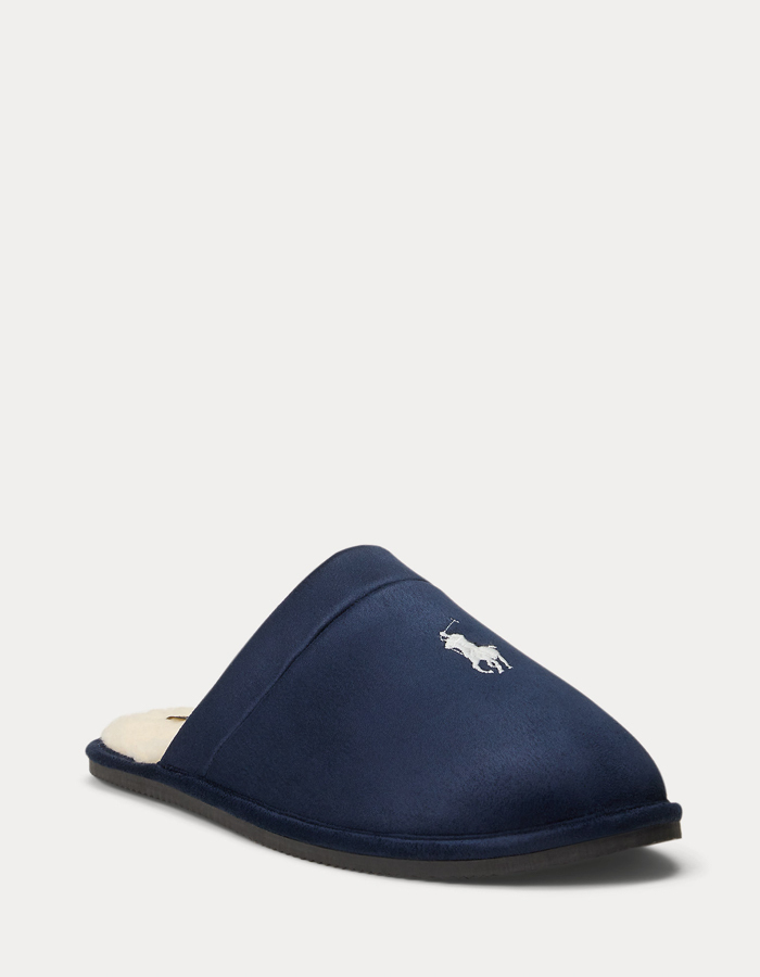 Polo Ralph Lauren Klarence Slipper – Navy Blackwatch