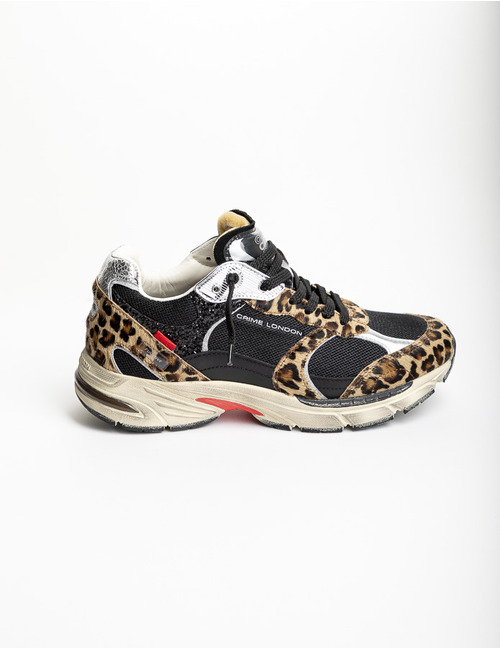 Crime Londen sneaker leopard