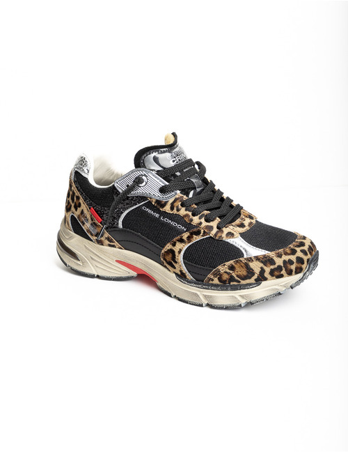 Crime Londen sneaker leopard