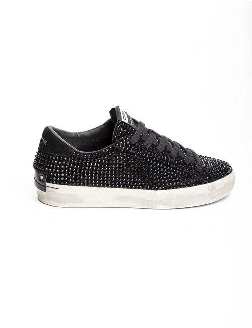 Crime Londen sneaker zwart