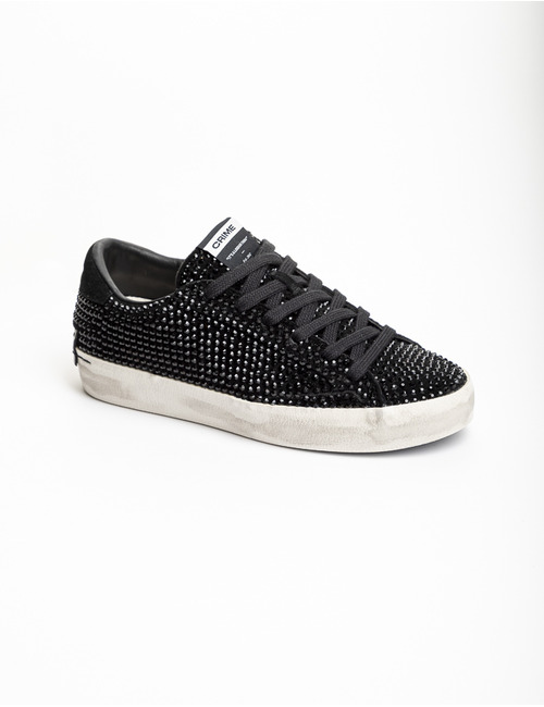 Crime Londen sneaker zwart