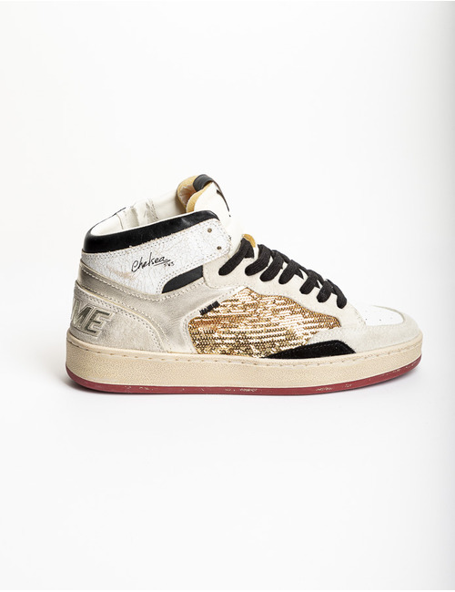 Crime Londen sneaker ecru