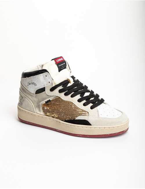 Crime Londen sneaker ecru