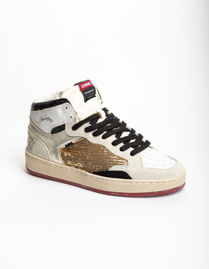 Crime Londen sneaker ecru