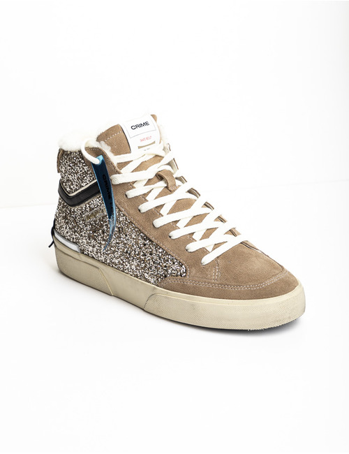 Crime Londen sneaker goud