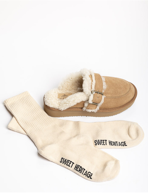 Sweet Heritage pantoufles beige