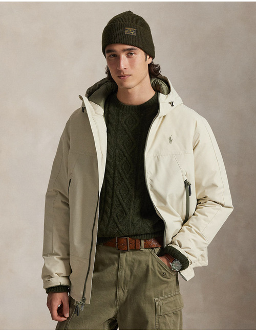  The Eastview Hooded Jacket in Basic Sand 