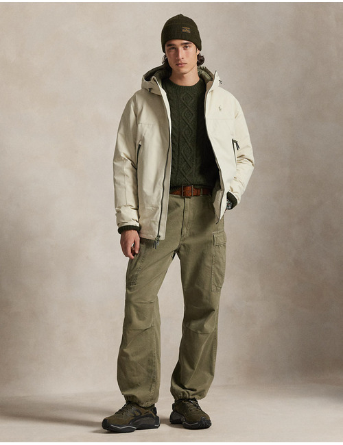  The Eastview Hooded Jacket in Basic Sand 