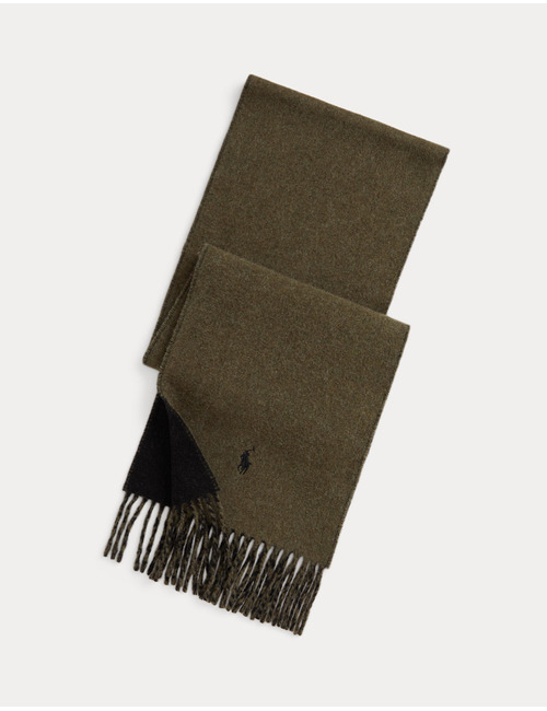 Reversible Wool-Blend Scarf 
