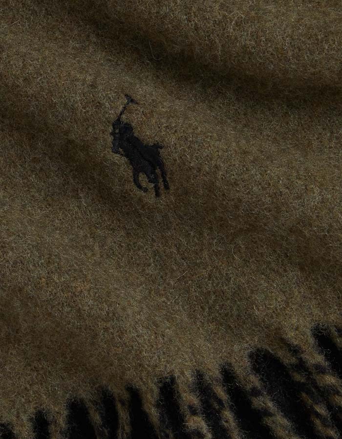 Reversible Wool-Blend Scarf 