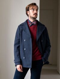 Lost In Albion mantel blauw