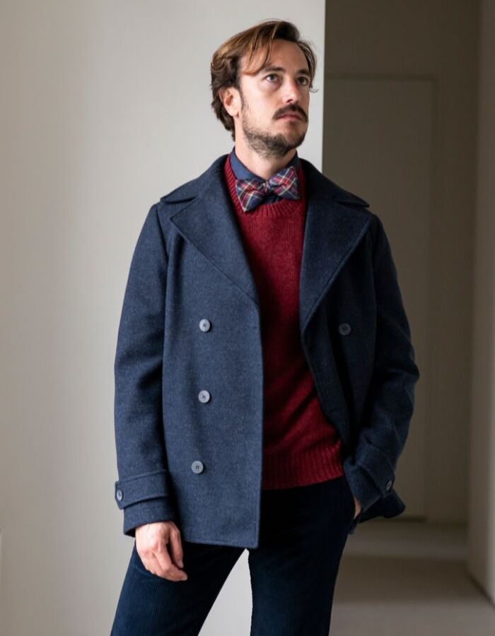 Lost In Albion mantel blauw