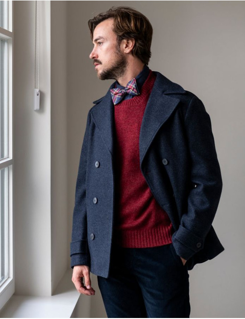 Lost In Albion mantel blauw