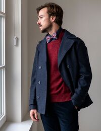 Lost In Albion mantel blauw