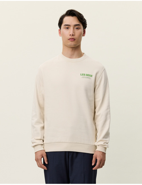 Regular Fit Ben Dynamic Sweatshirt in Ivory