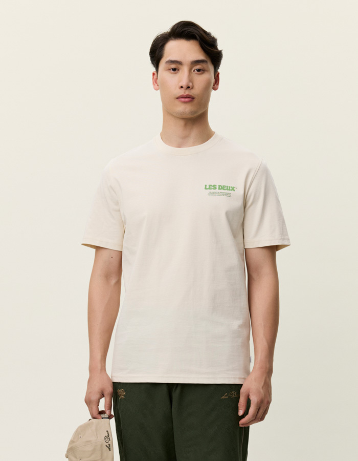 Regular Fit Ben Dynamic T-shirt in Ivory