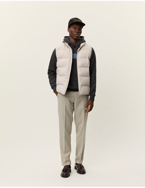 Regular Fit Noor Ripstop Vest in Light Sand