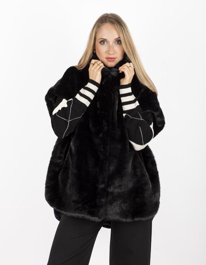 Due Amanti bodywarmer zwart