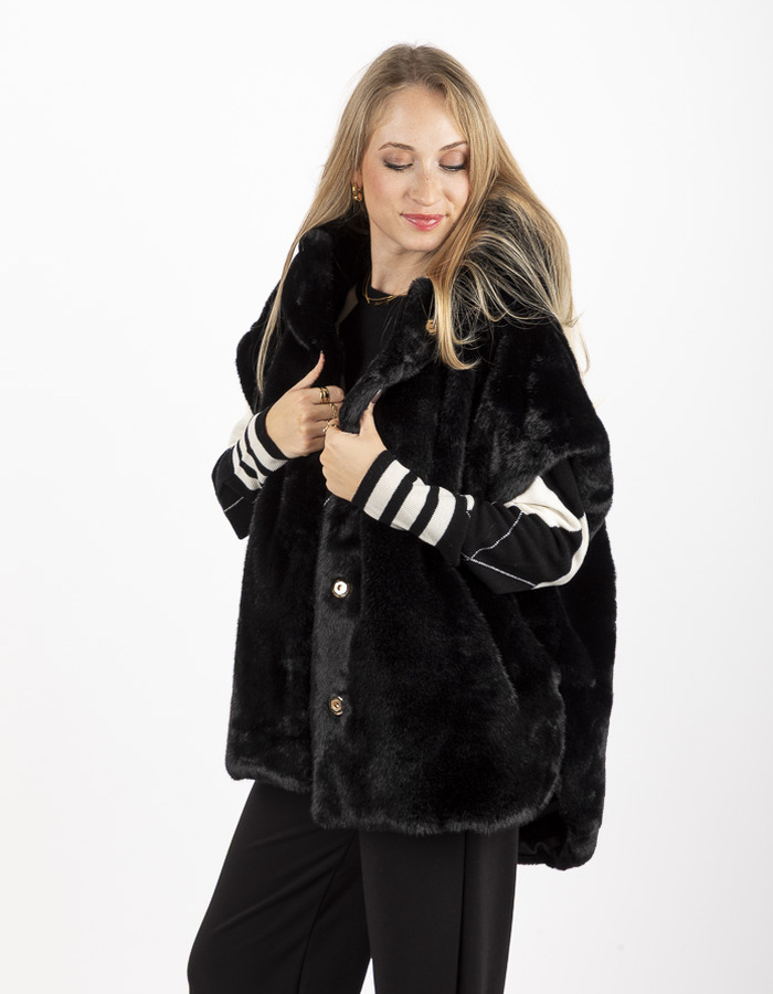 Due Amanti bodywarmer zwart