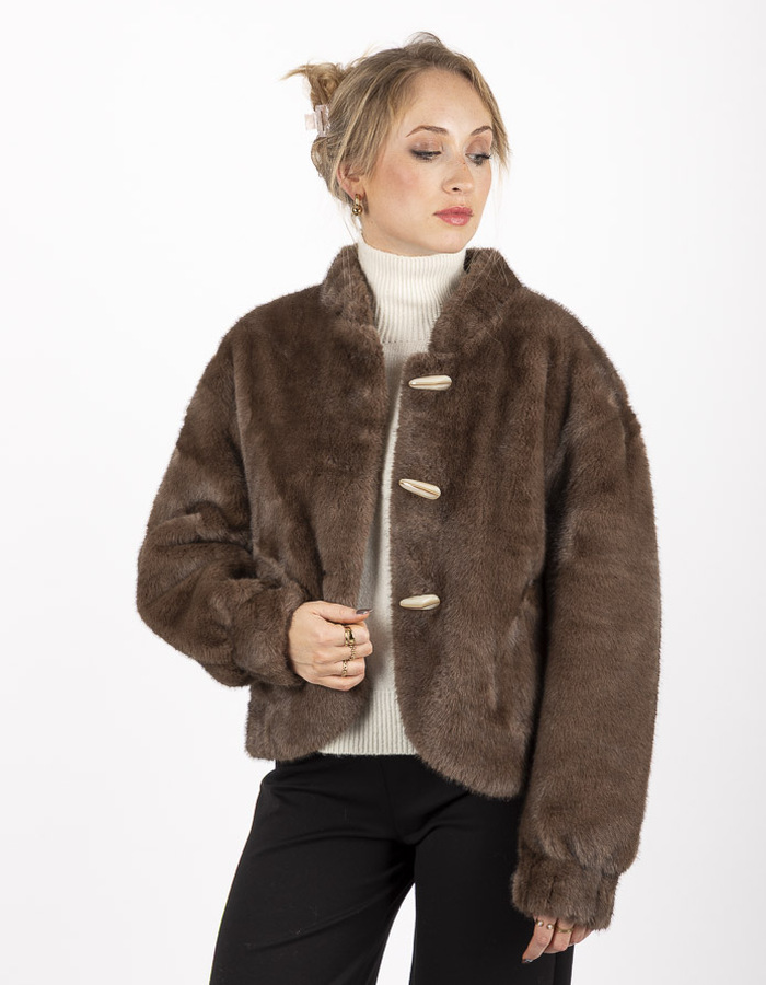 Leo & Ugo donsjas bruin