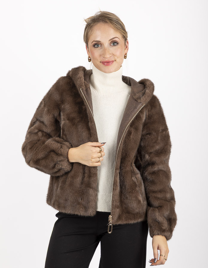 Leo & Ugo donsjas bruin