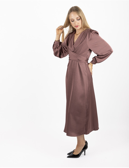 Neo Noir lang kleed bordeaux