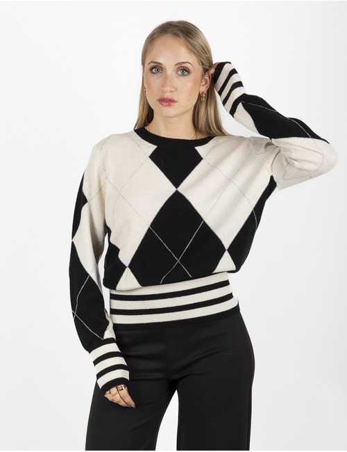 Leo & Ugo lange mouw pull ecru