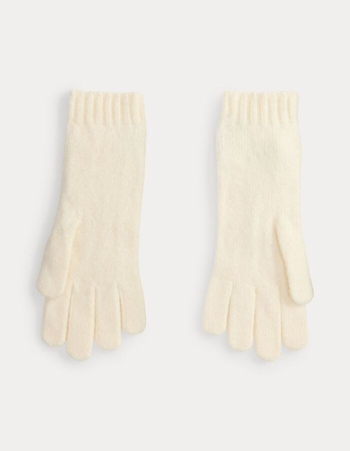 Ralph Lauren handschoenen ecru