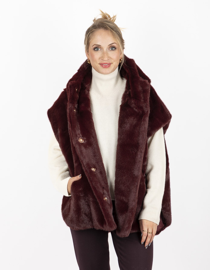 Due Amanti bodywarmer bordeaux