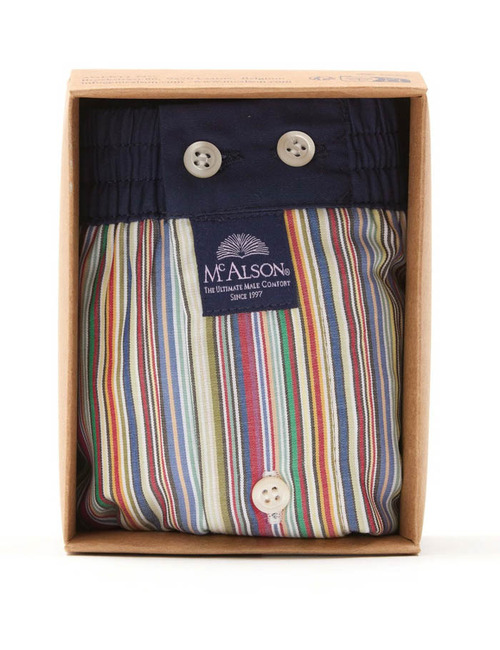 Boxer Short met Multicolor Strepen – M5214