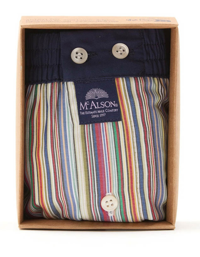 Boxer Short met Multicolor Strepen – M5214