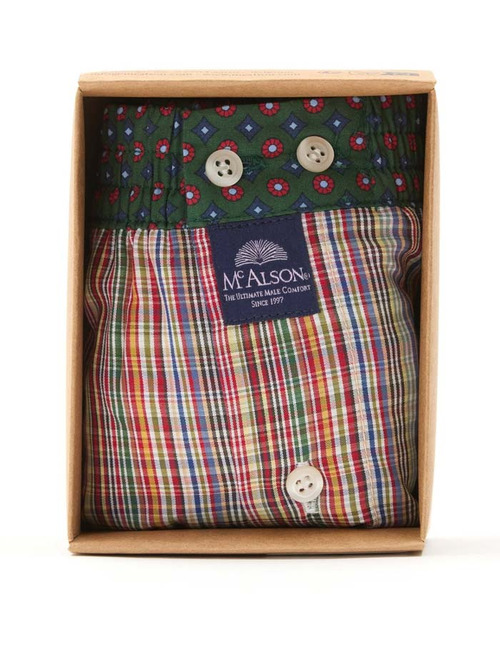 Boxer Short met Multicolor Ruit – M5215