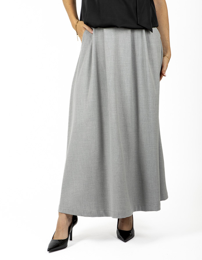 Lalotti midi rok grijs