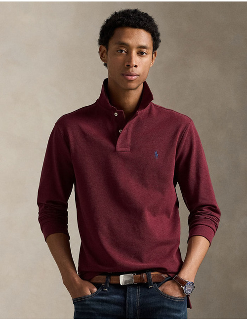 Ralph Lauren lange mouw polo bordeaux