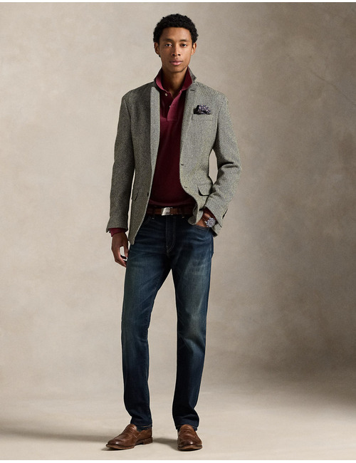 Ralph Lauren lange mouw polo bordeaux