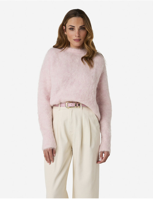 Ibana lange mouw pull roze