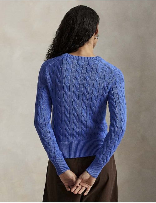 Ralph Lauren lange mouw gilet blauw