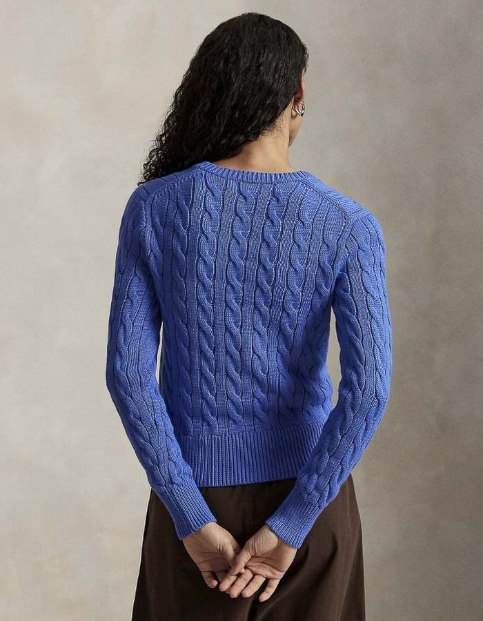 Ralph Lauren lange mouw gilet blauw