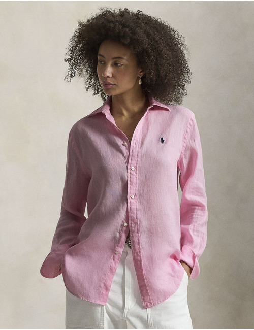 Ralph Lauren lange mouw bloes roze