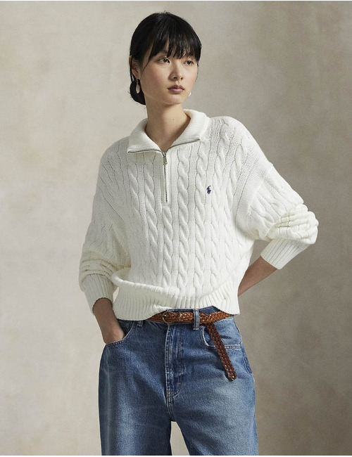 Ralph Lauren lange mouw pull wit