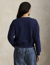 LOGO FLEECE CARDIGAN