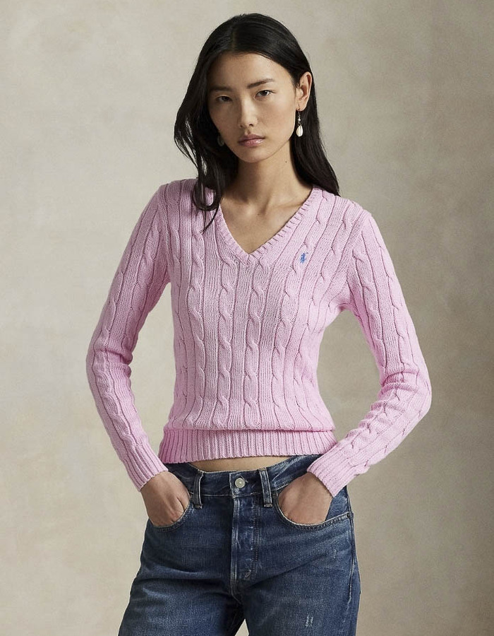 Ralph Lauren lange mouw pull roze
