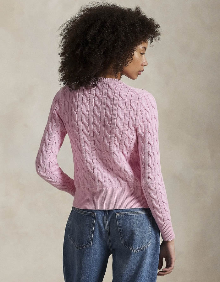 Ralph Lauren lange mouw gilet roze