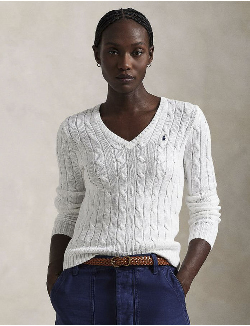 Ralph Lauren lange mouw pull wit