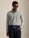Custom Slim Fit Mesh Polo Shirt in Andover Heather