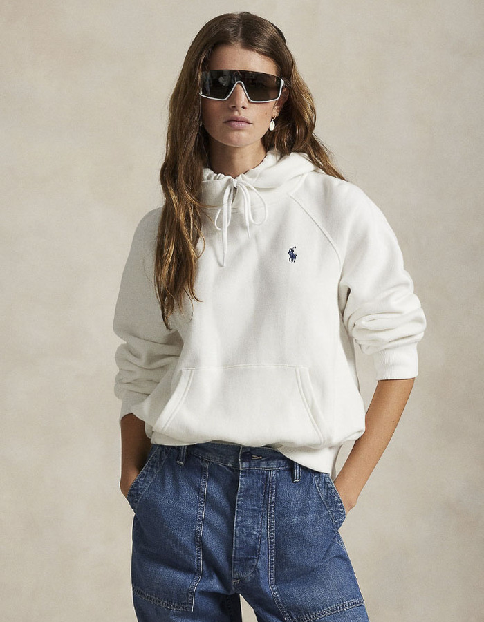 SHRUNKEN FIT FLEECE HOODIE