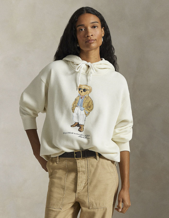 POLO BEAR FLEECE HOODIE